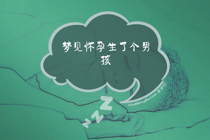 梦见怀孕生了个男孩