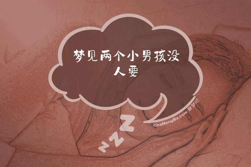 梦见两个小男孩没人要