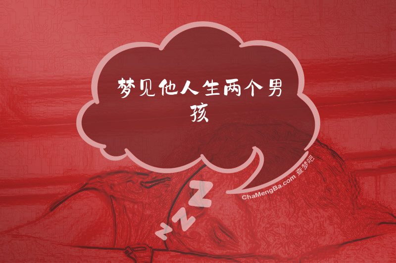 梦见他人生两个男孩
