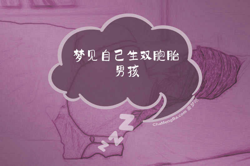 梦见自己生双胞胎男孩