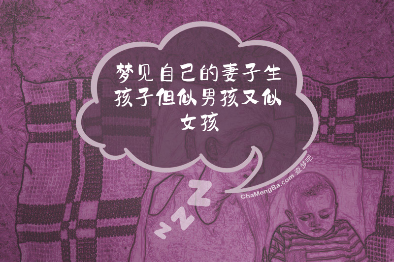 梦见自己的妻子生孩子但似男孩又似女孩