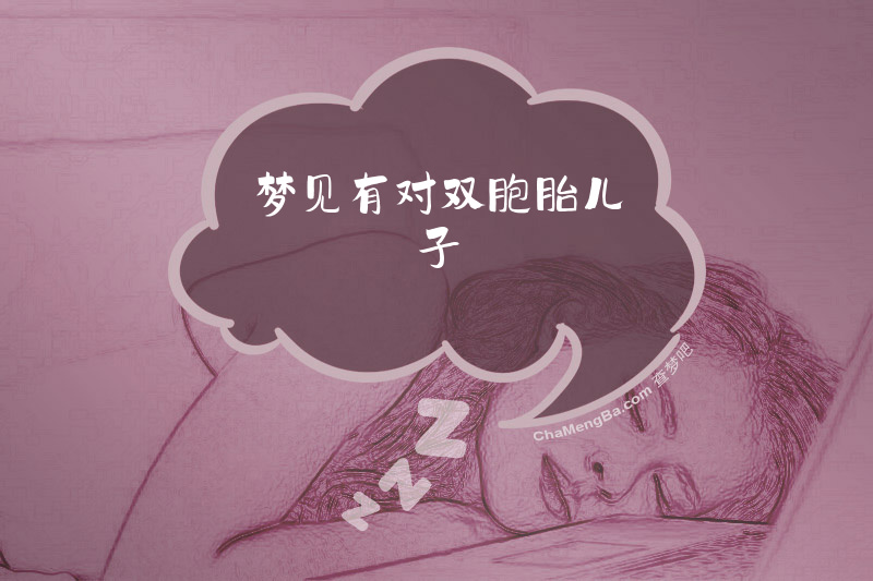梦见有对双胞胎儿子