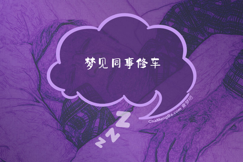 梦见同事修车