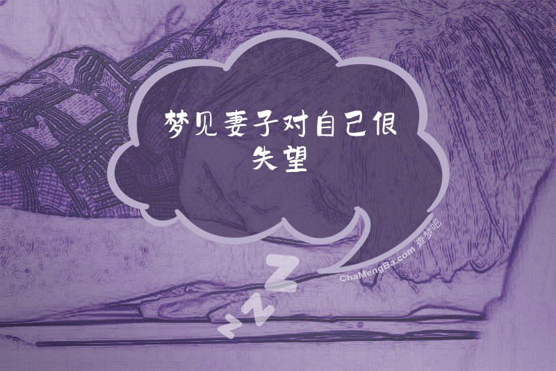 梦见妻子对自己很失望