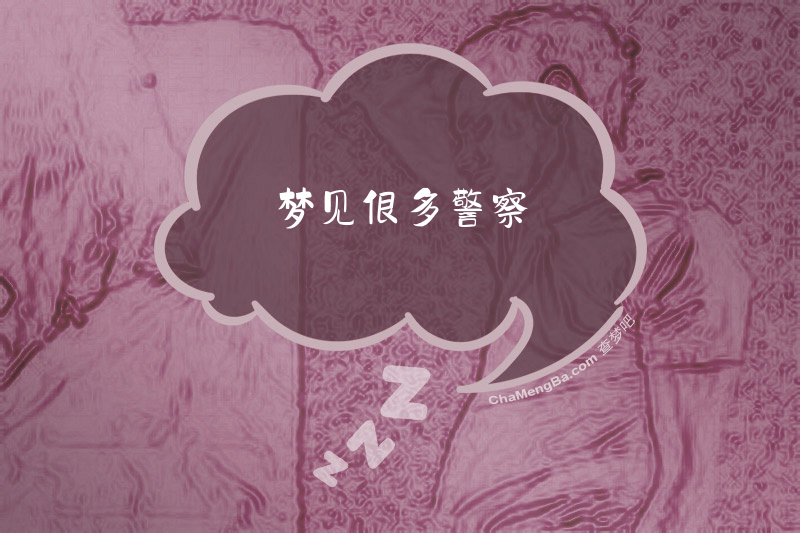 梦见很多警察
