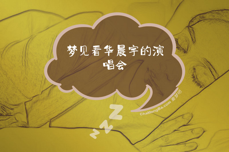 梦见看华晨宇的演唱会