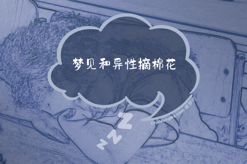 梦见和异性摘棉花