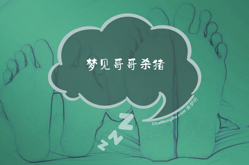 梦见哥哥杀猪
