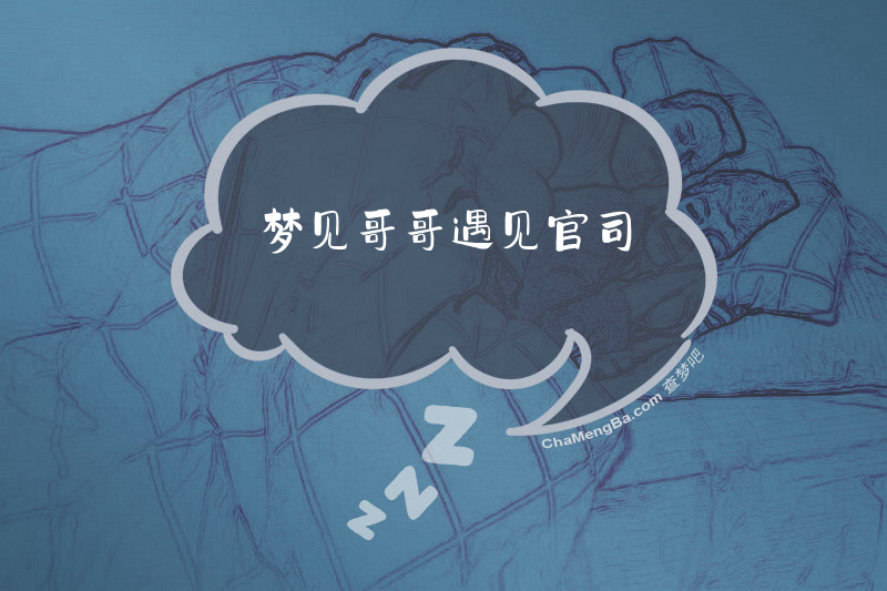 梦见哥哥遇见官司