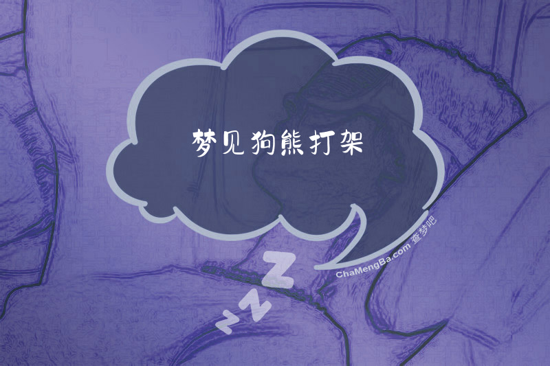 梦见狗熊打架