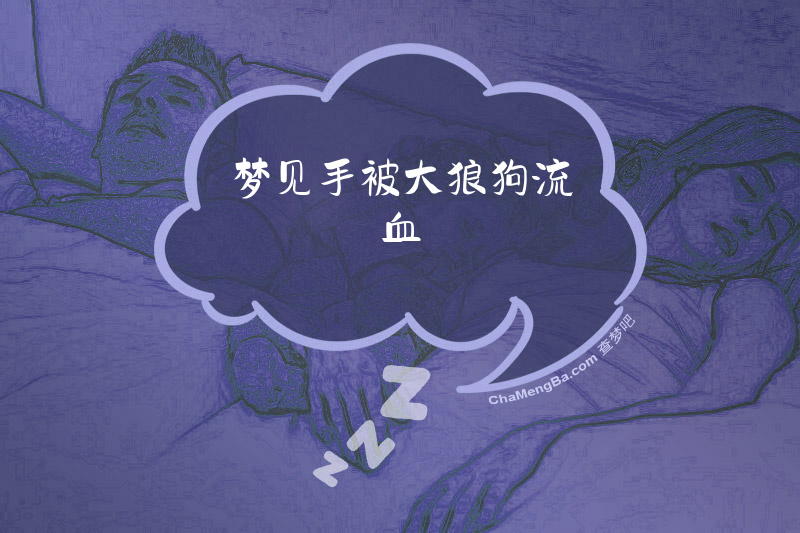 梦见手被大狼狗流血