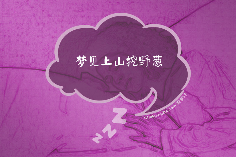 梦见上山挖野葱
