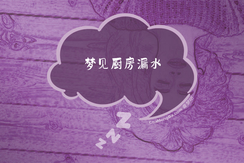 梦见厨房漏水