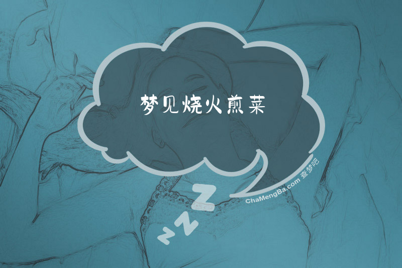 梦见烧火煎菜