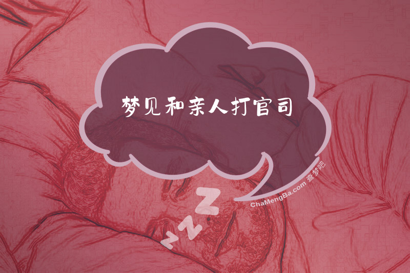 梦见和亲人打官司