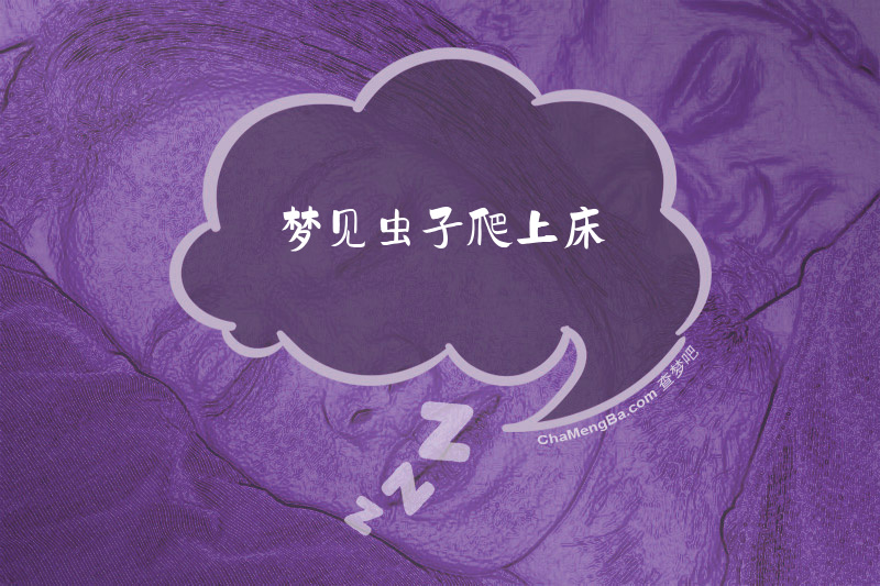 梦见虫子爬上床