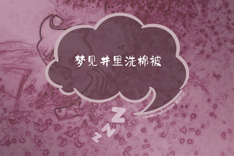 梦见井里洗棉被