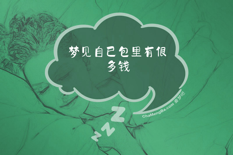 梦见自已包里有很多钱