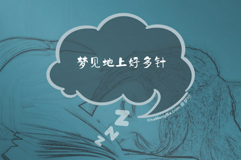 梦见地上好多针