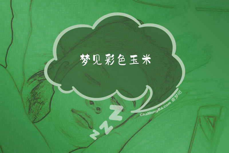 梦见彩色玉米