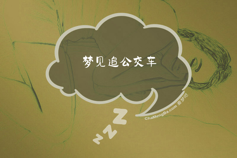 梦见追公交车