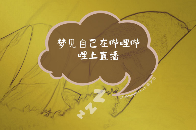 梦见自己在哔哩哔哩上直播