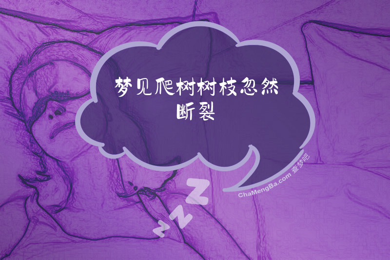梦见爬树树枝忽然断裂