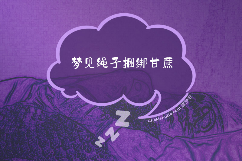 梦见绳子捆绑甘蔗