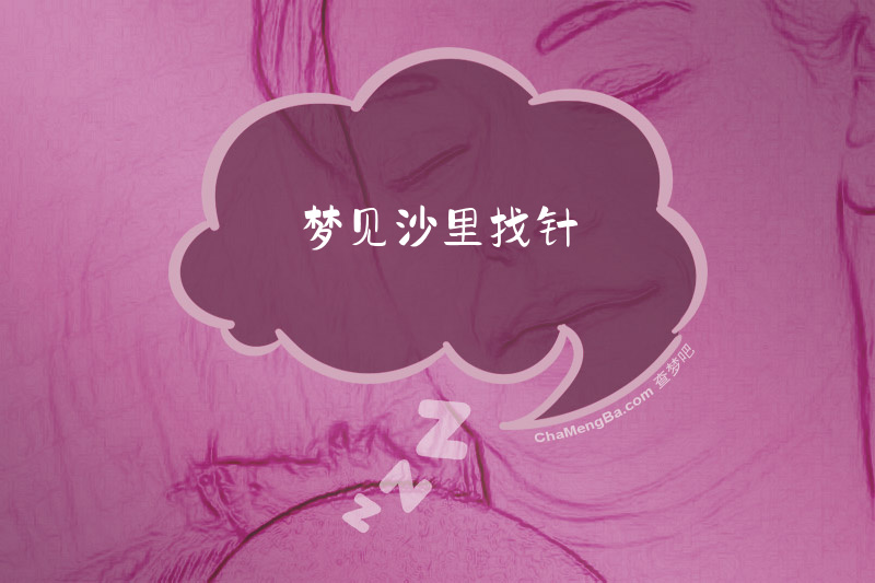 梦见沙里找针