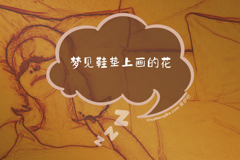 梦见鞋垫上画的花