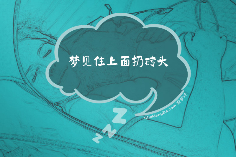 梦见住上面扔砖头