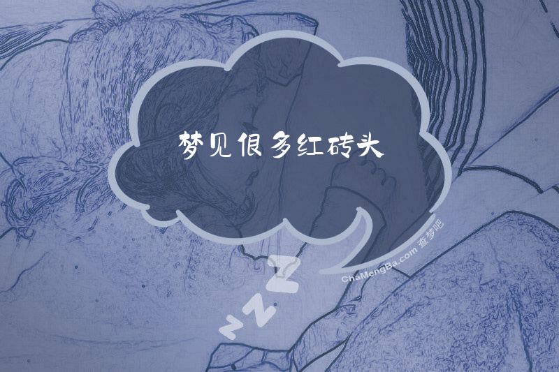 梦见很多红砖头