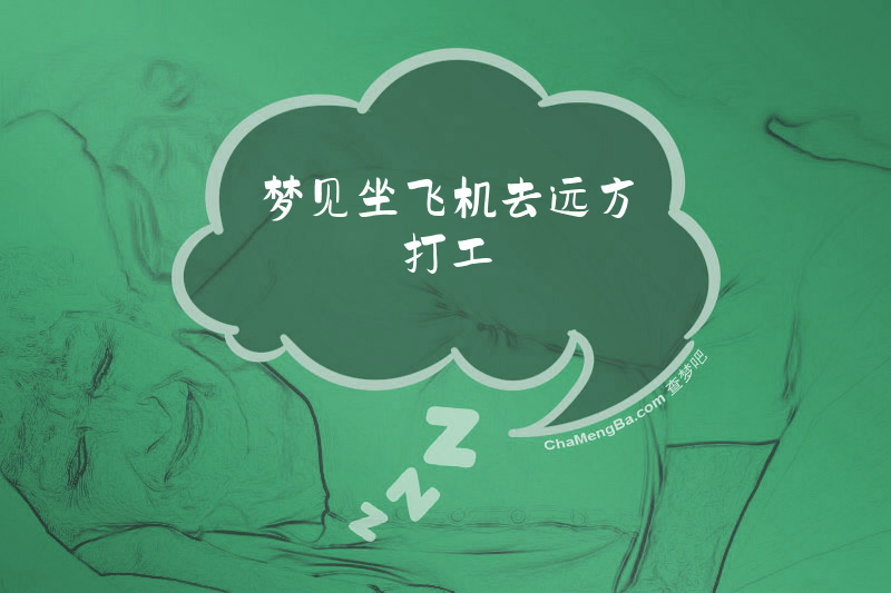 梦见坐飞机去远方打工