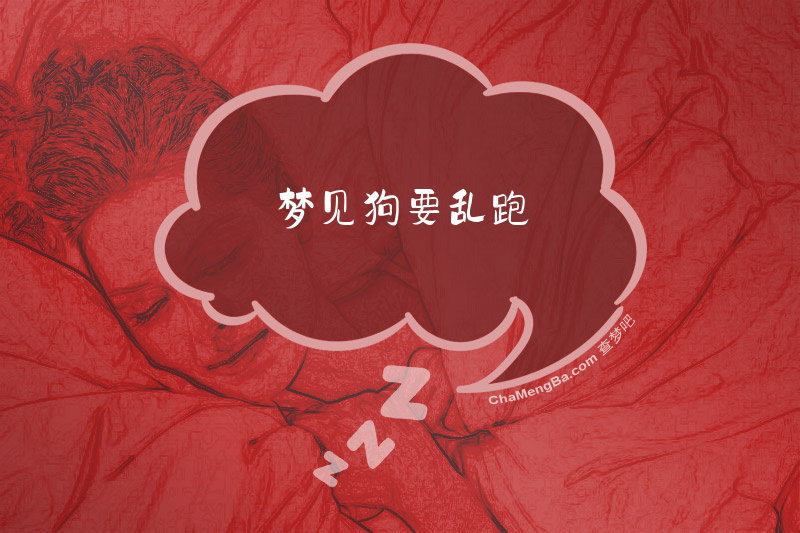 梦见狗要乱跑