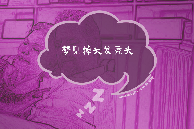 梦见掉头发秃头