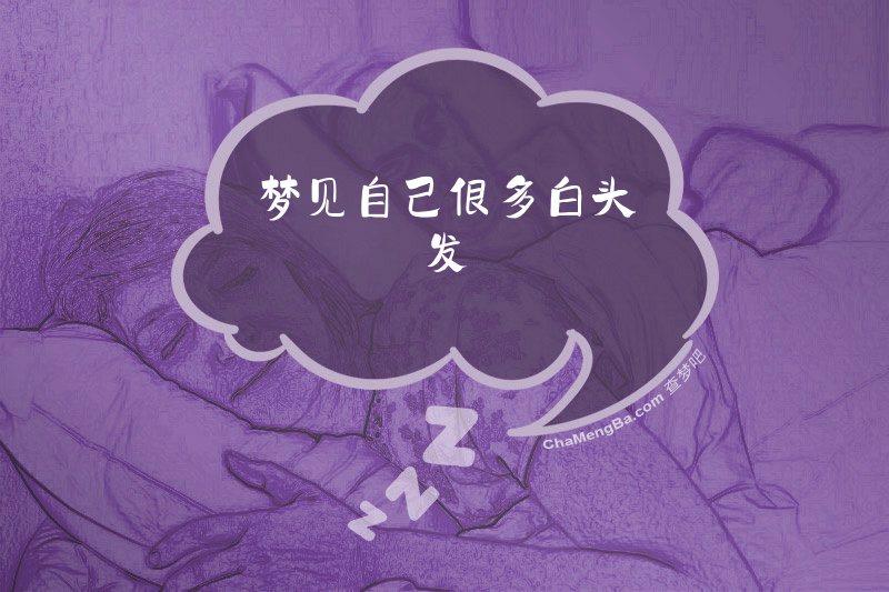 梦见自己很多白头发