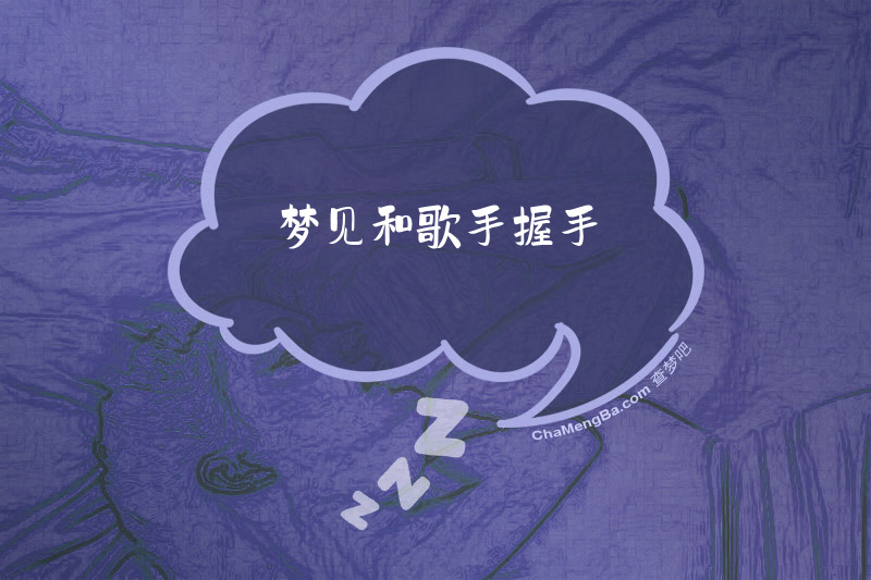 梦见和歌手握手