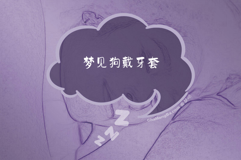 梦见狗戴牙套