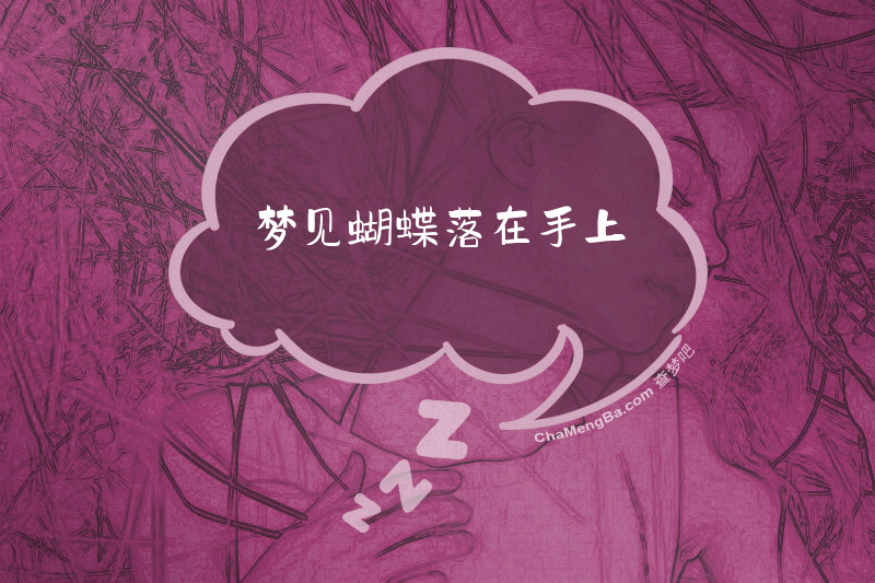 梦见蝴蝶落在手上