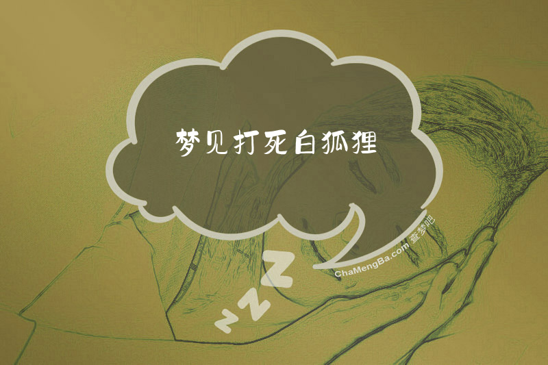 梦见打死白狐狸