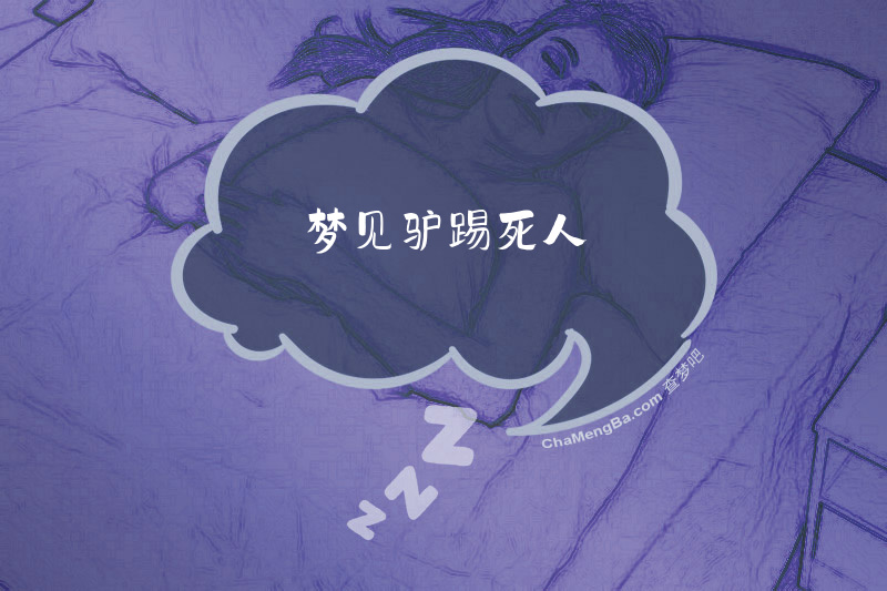 梦见驴踢死人