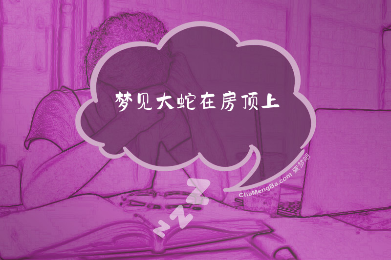梦见大蛇在房顶上