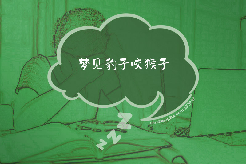 梦见豹子咬猴子