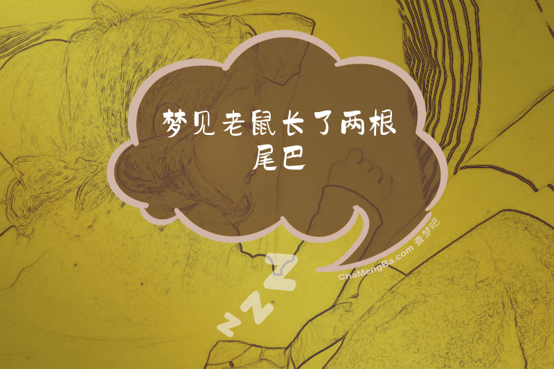 梦见老鼠长了两根尾巴