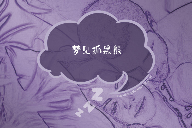 梦见抓黑熊