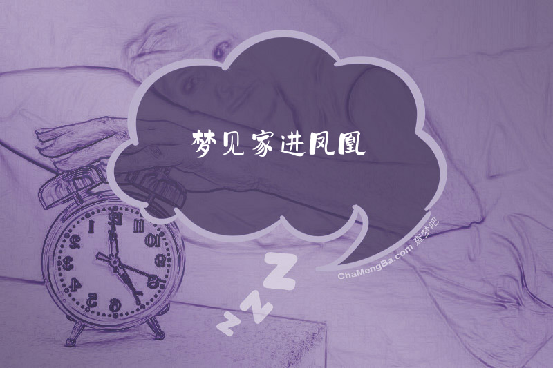 梦见家进凤凰