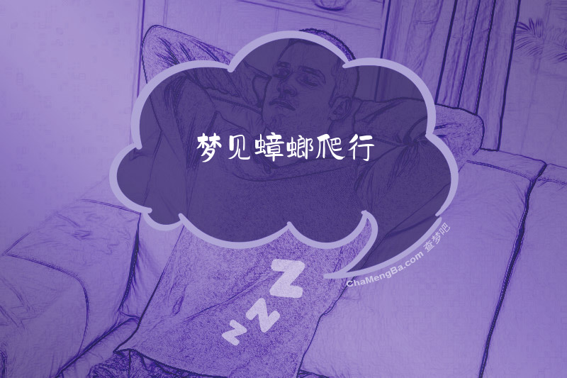 梦见蟑螂爬行