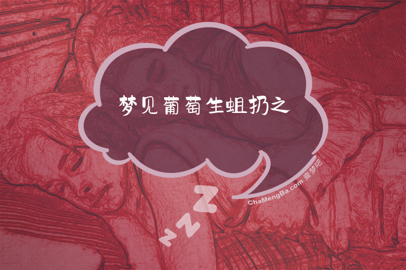 梦见葡萄生蛆扔之