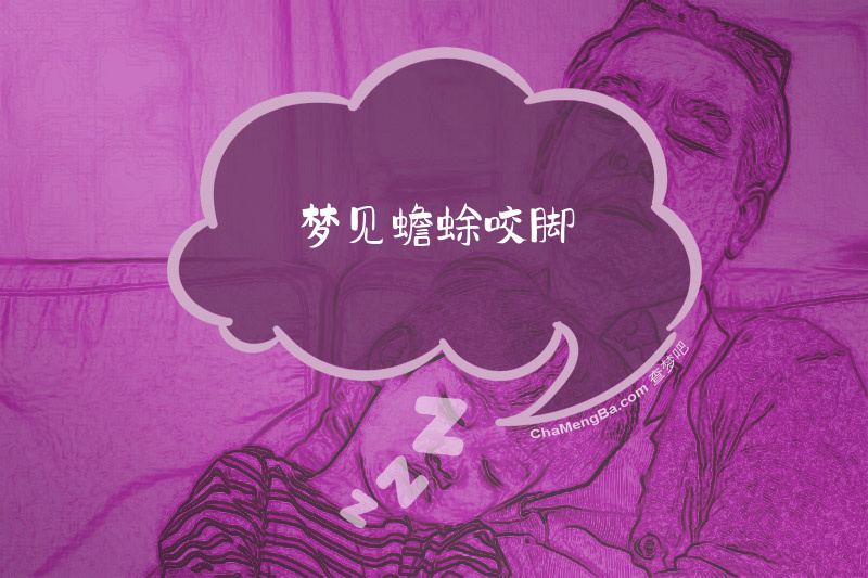 梦见蟾蜍咬脚