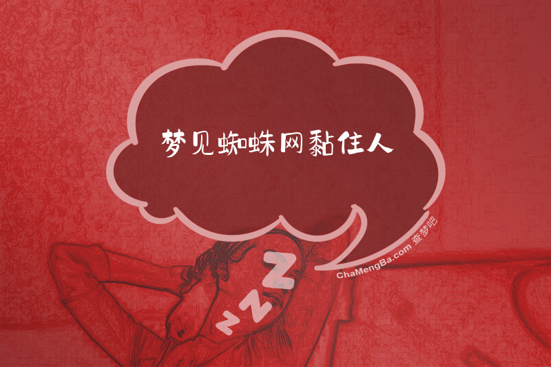 梦见蜘蛛网黏住人